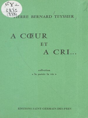 cover image of À cœur et à cri...